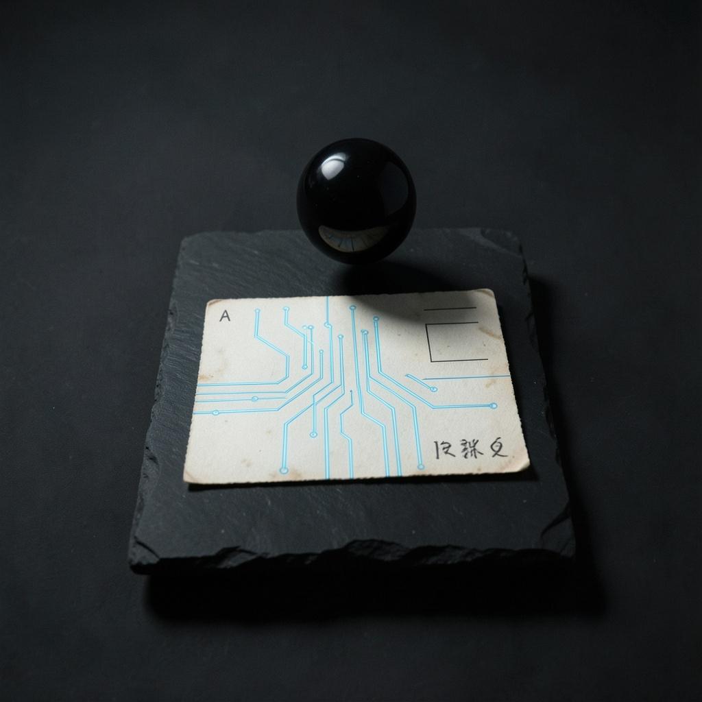 Black Sun Postcard (Acid) artwork