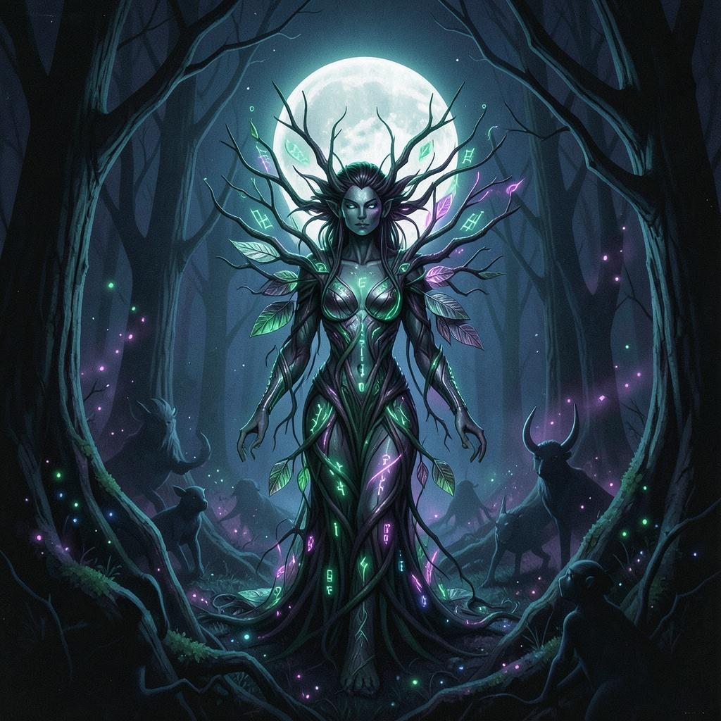 Encounter with the Dryad Queen artwork