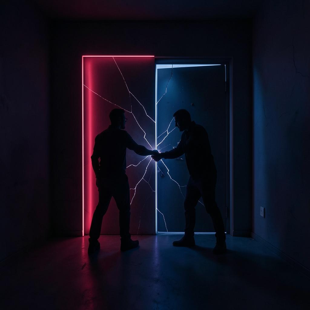 We don’t cross it artwork