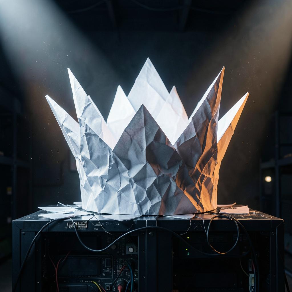 TTT'S  PAPER TRAIL CROWN!! artwork