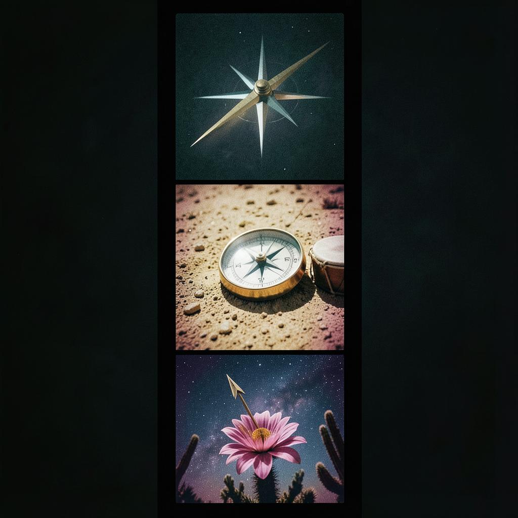 The Compass in Her Hands — AjAi India Vibes artwork