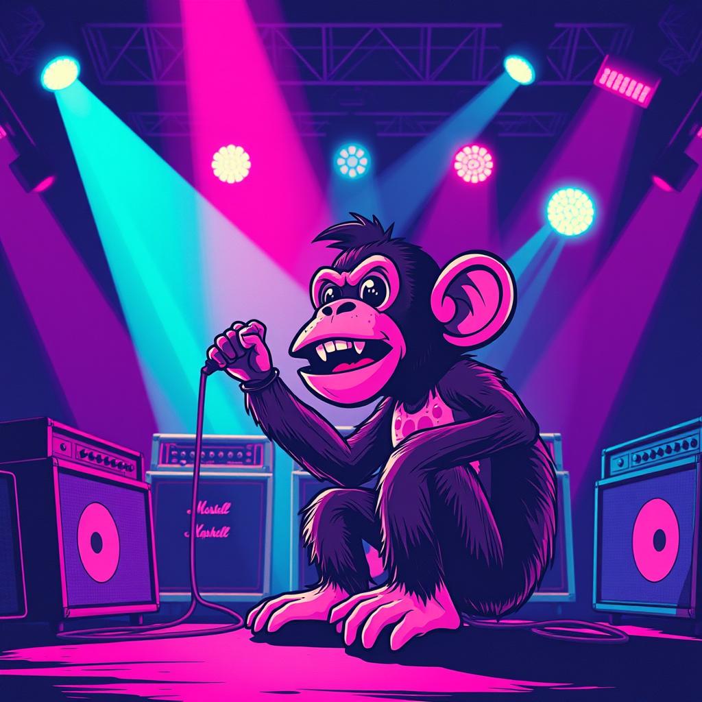 jestem małpą , jestem małpą no i chuja s artwork