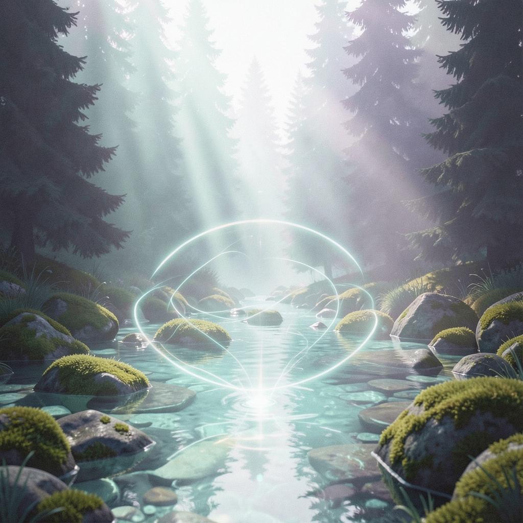 528Hz Rest by the stream