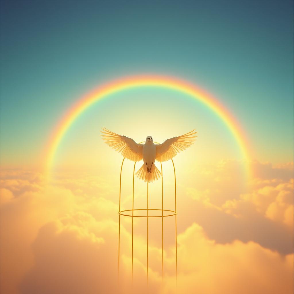 Rainbow in the Clouds (Cover) artwork