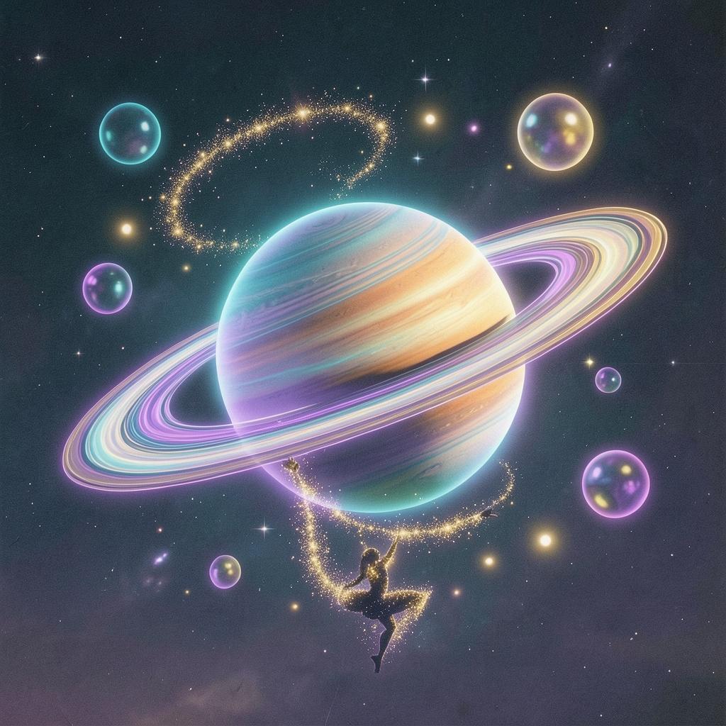 K!ds learning tube - Saturn artwork