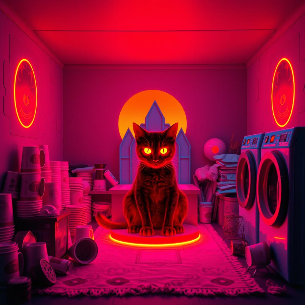 Sunset Cosmos Master Of Cats artwork