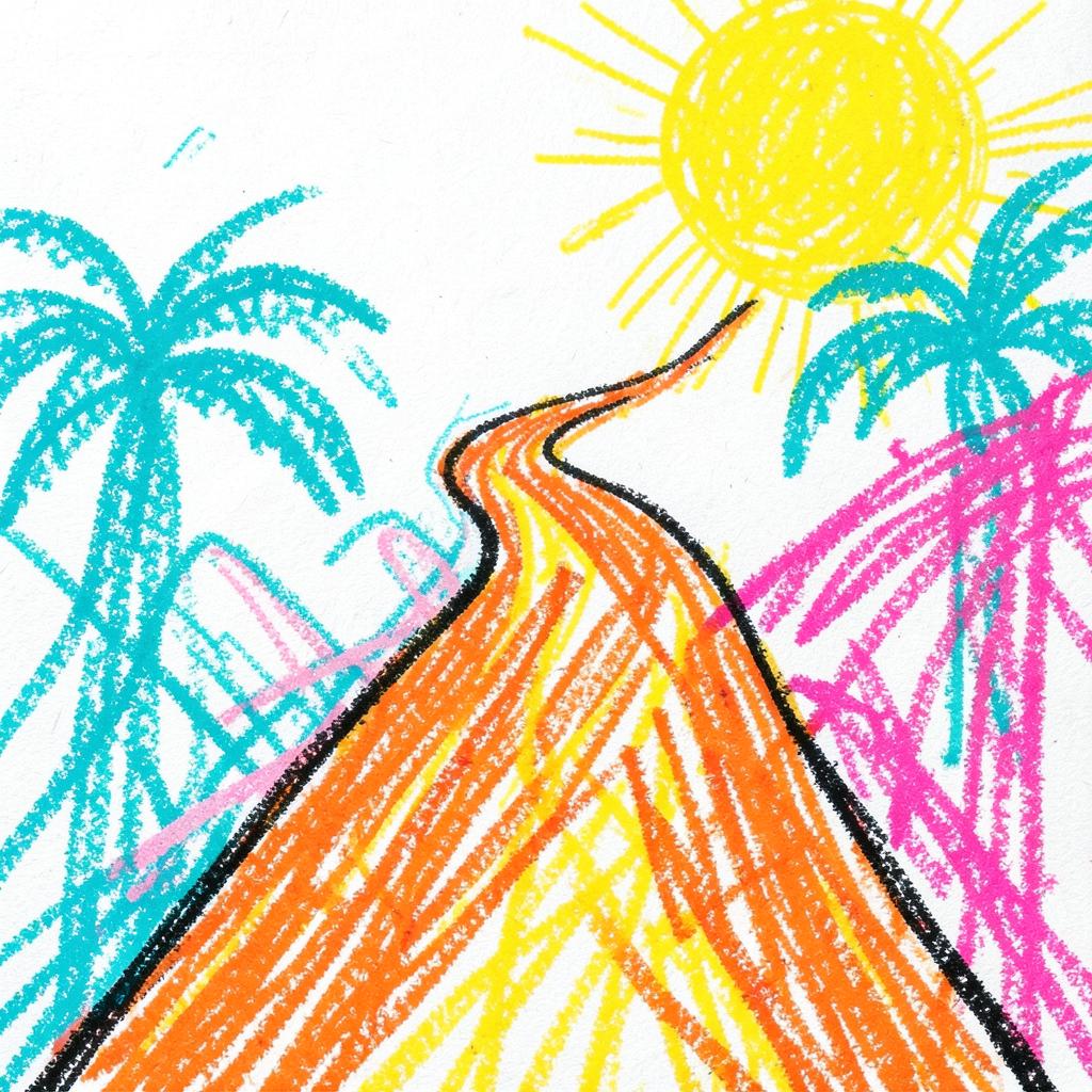 太陽へ続くパラダイスロード ー Paradise Road to the Sun artwork