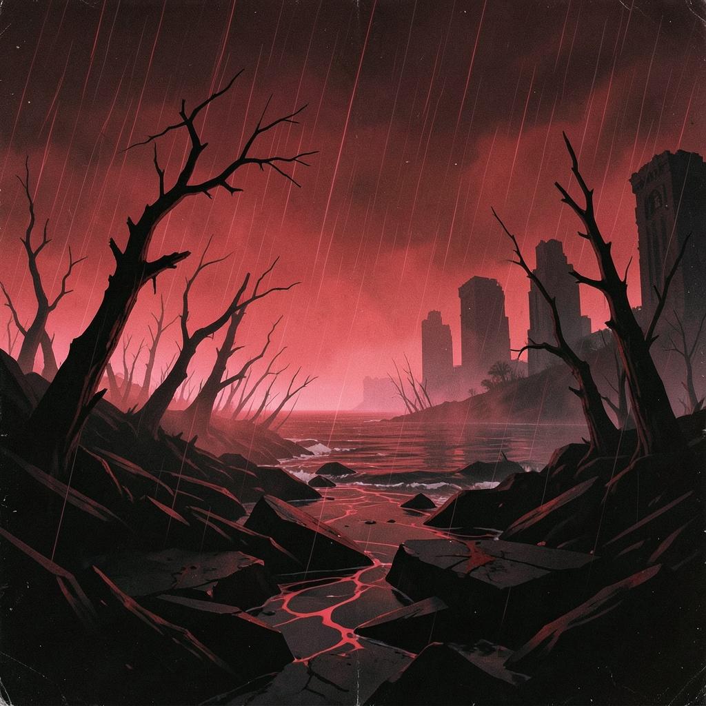 Blood Red Rain artwork