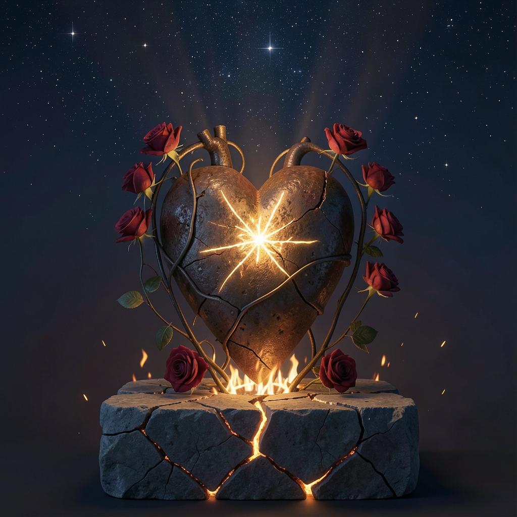 Fire in the Holy Heart artwork