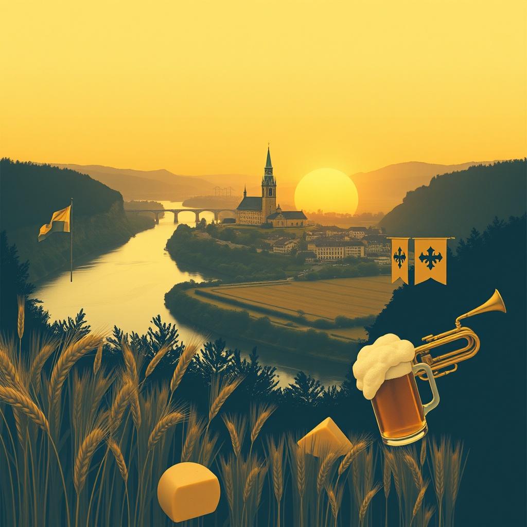 La Crosse, Land of Cheese and Beer artwork