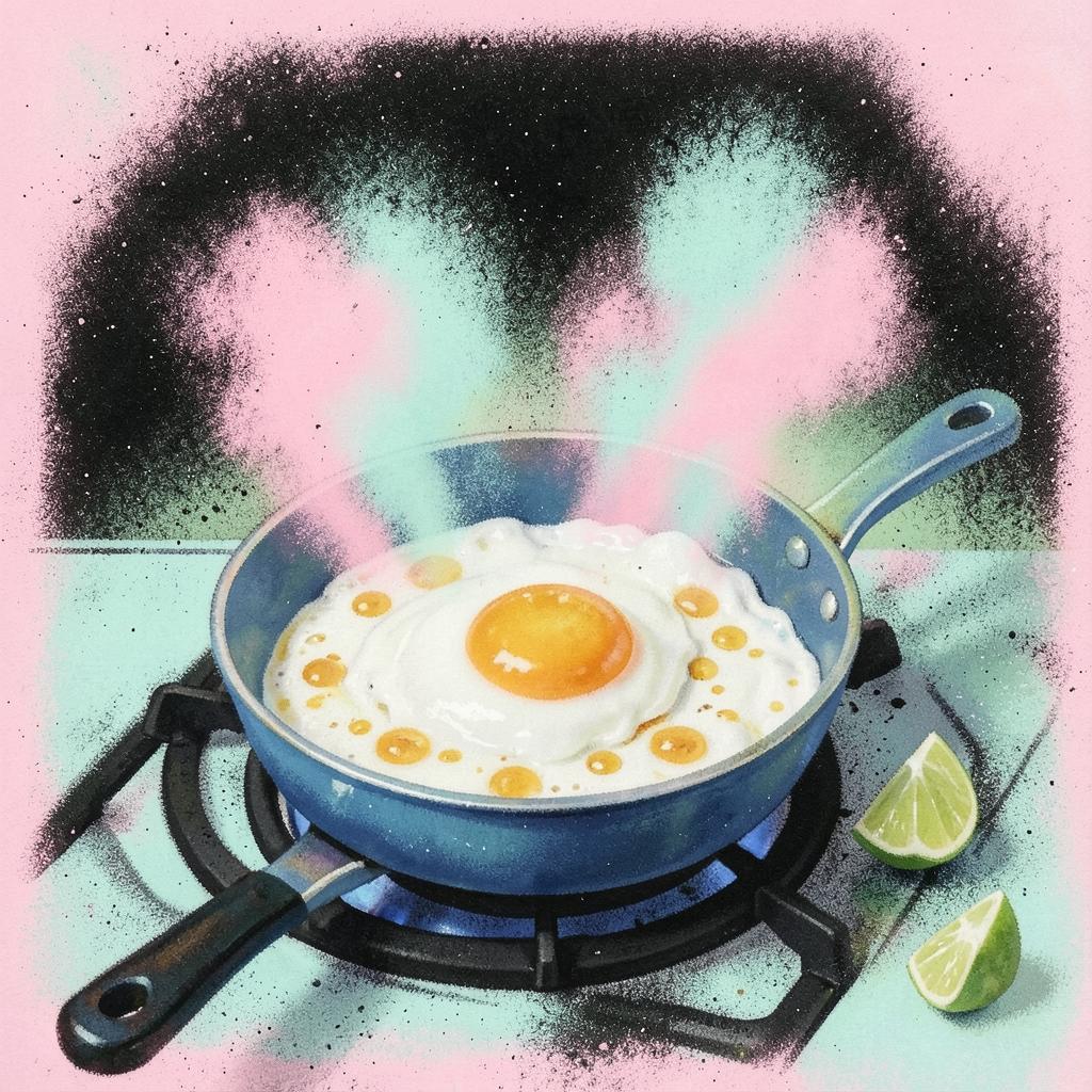 two eggs in my diet artwork