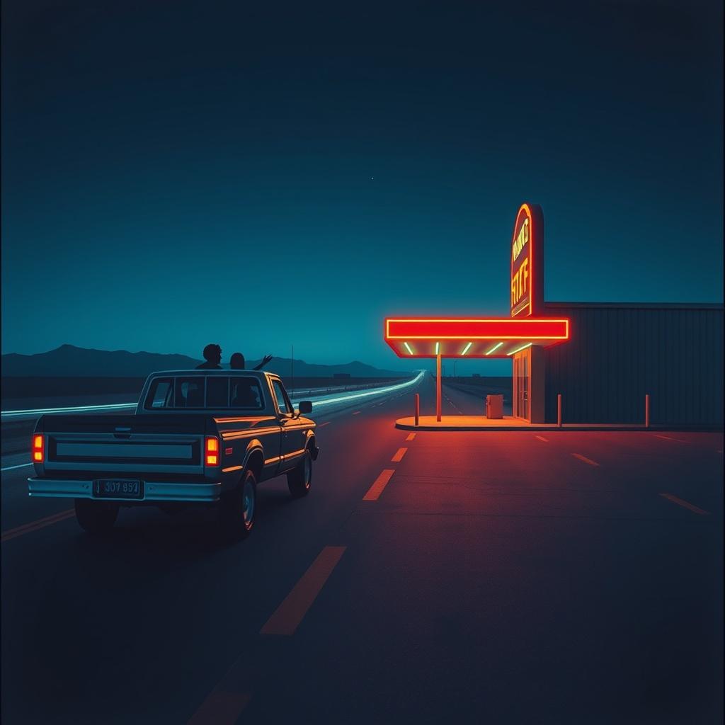 GHOSTS OF THE INTERSTATE - Dark Twang • Heavy 808s • Cold, Clean, Menacing artwork