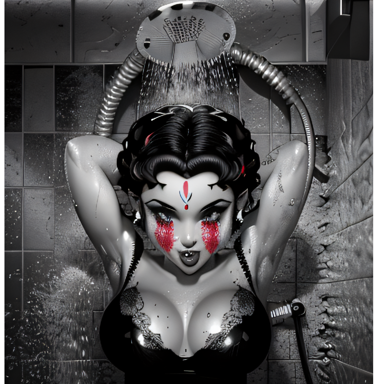 Horrors from my Dreams - Black and White Bloodbath REMIX v2a artwork