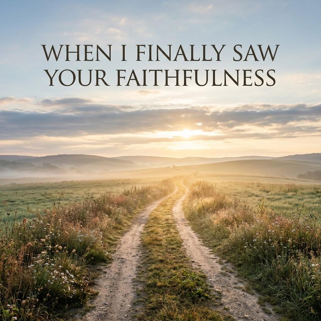 When I Finally Saw Your Faithfulness
