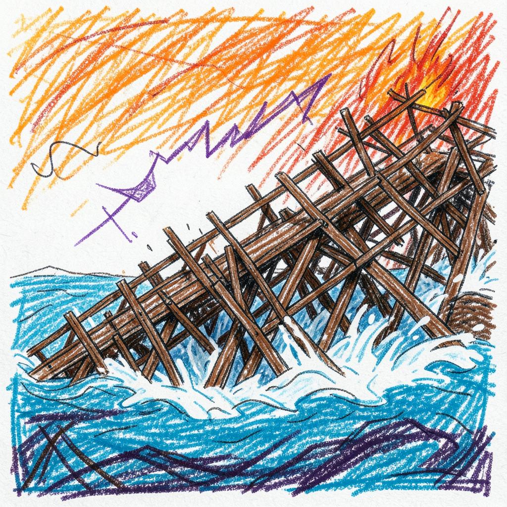Sandöbron Falls artwork
