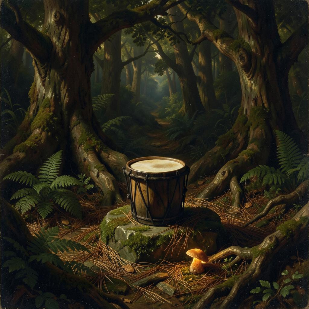 Древний лес (Рубаб и шаманский бубен). +2 artwork
