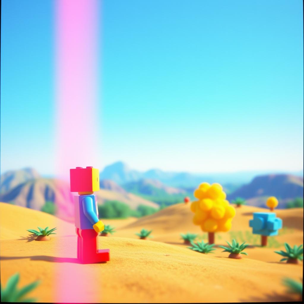 I really want to play with a Minecraft toy artwork
