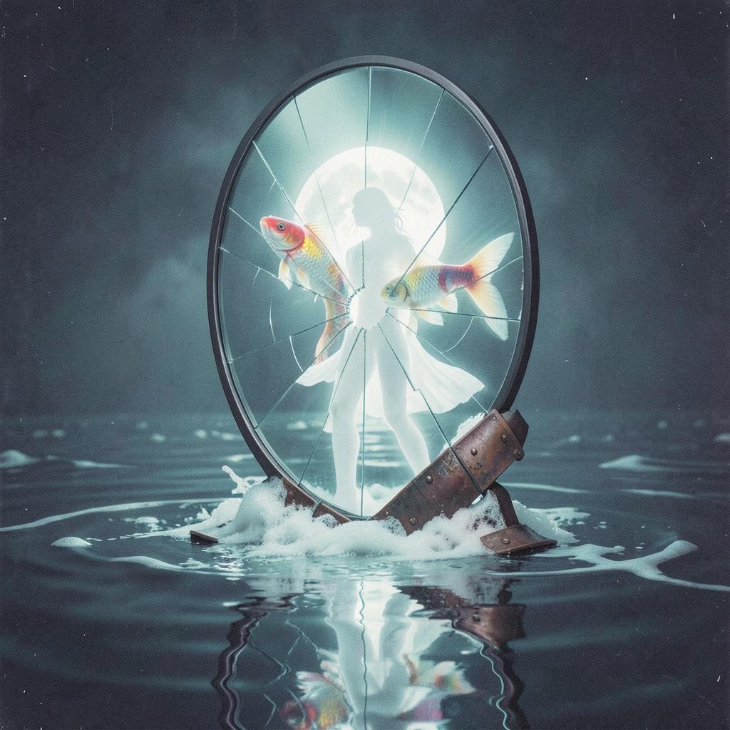 The surface of the water is a mirror artwork