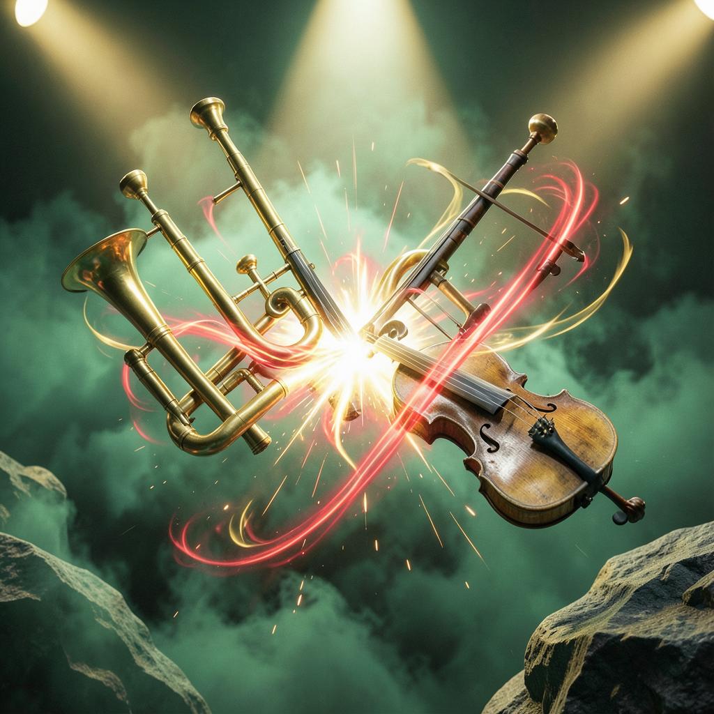 “THE FRIENDLY CLASH (Modern Celtic Rock)” artwork