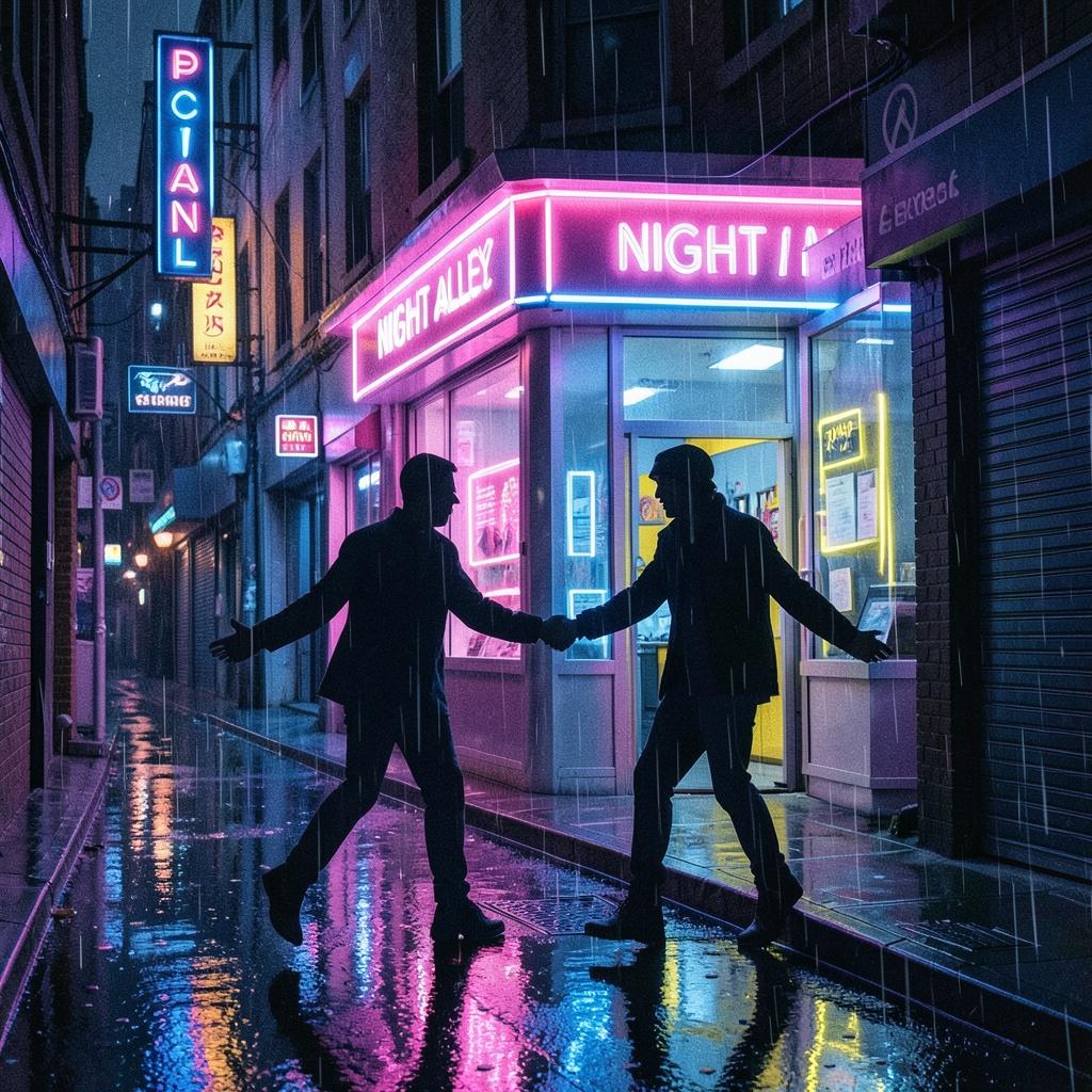 Neon Corner Shop artwork