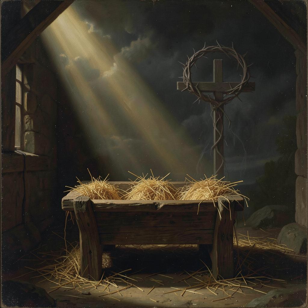 The Manger and the Monarch artwork