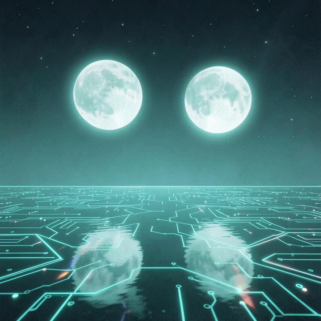 溶け合う月、そして永遠のアンビエント artwork