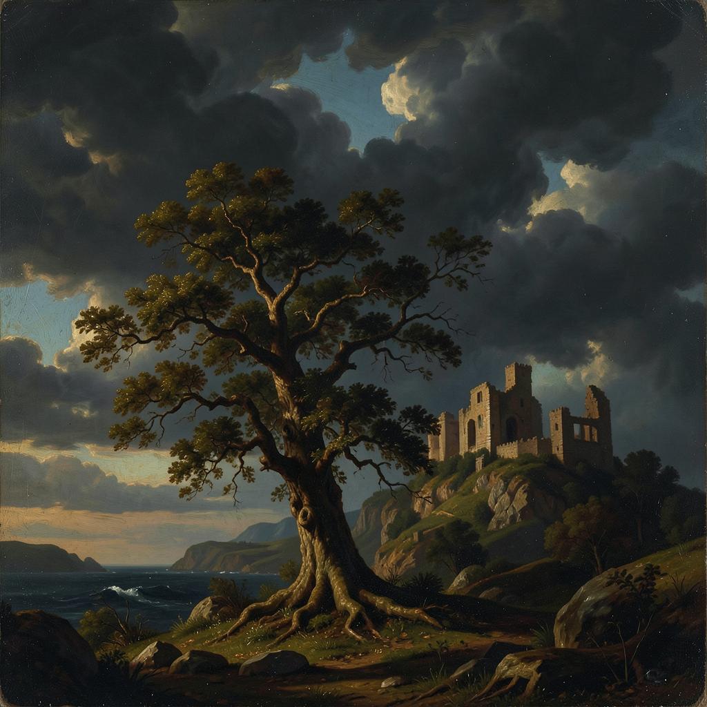 Dark clouds artwork