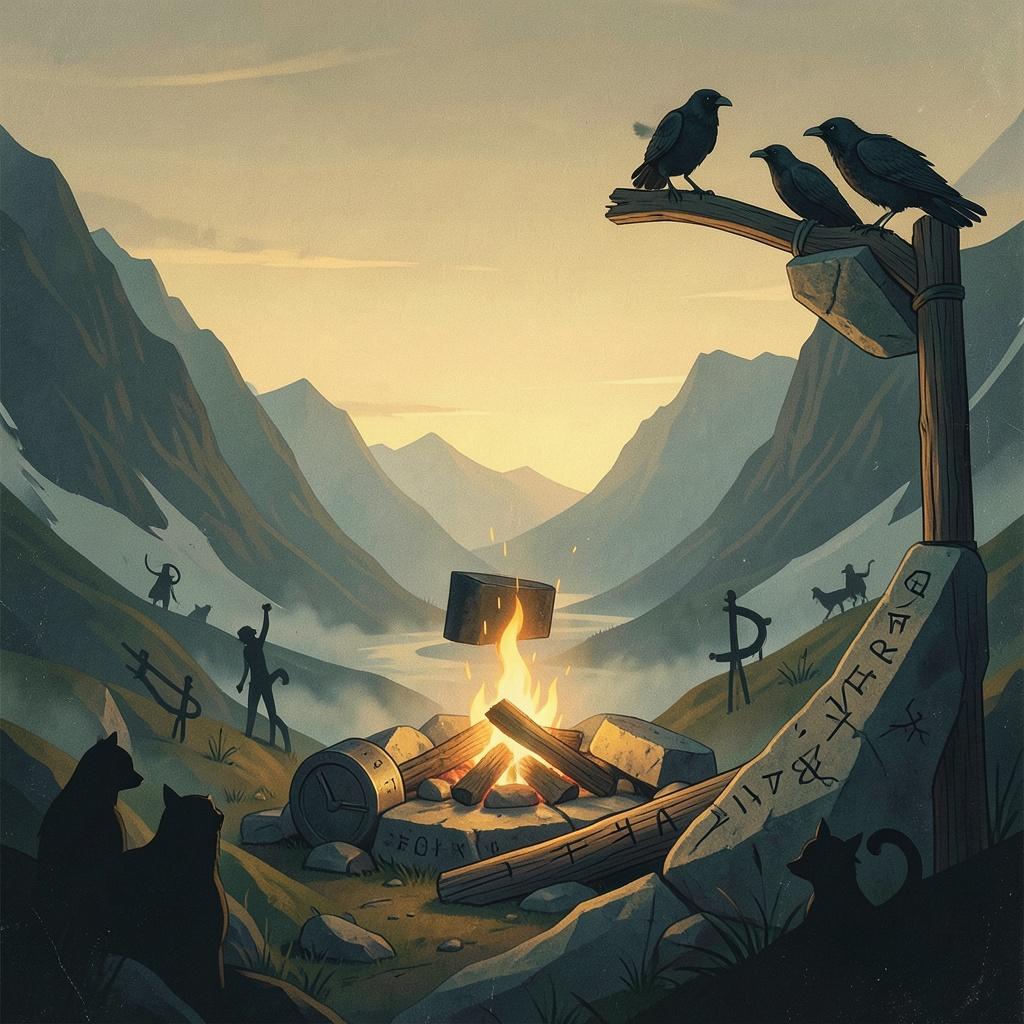 The Heathen's Song (A Modern Edda) artwork