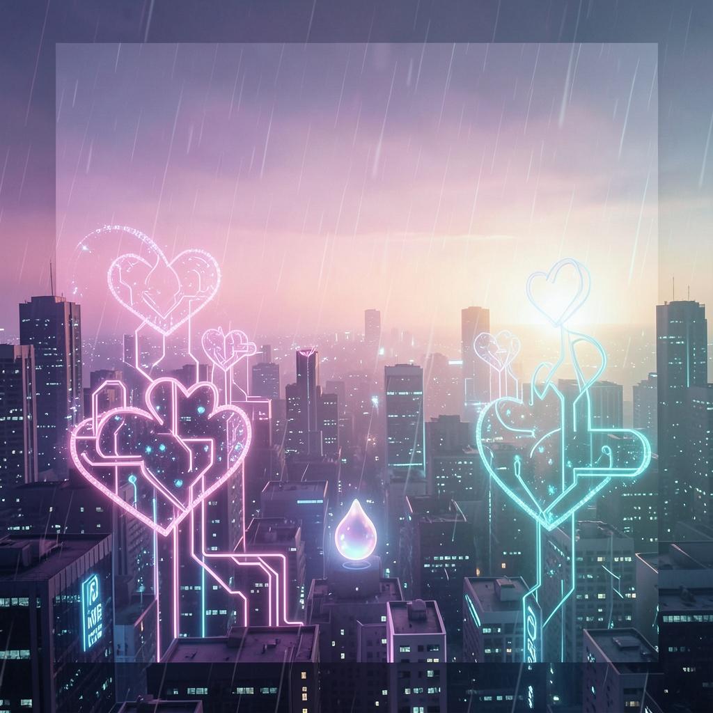 🌙 電脳千夜一夜物語 〜第二夜：回路のハート〜 artwork