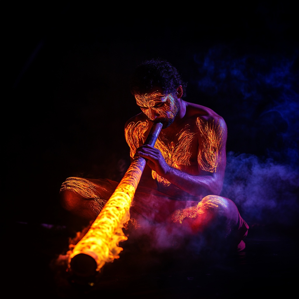 Bushfire Bass Attack - Flosstradamus Soundclash Didgeridoo EDM Dubstep Instrumentals Remix artwork