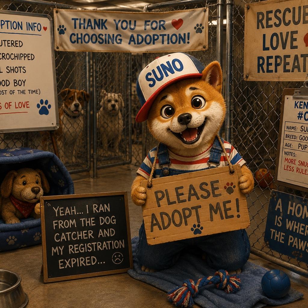 Suno Dog Adopt Me artwork