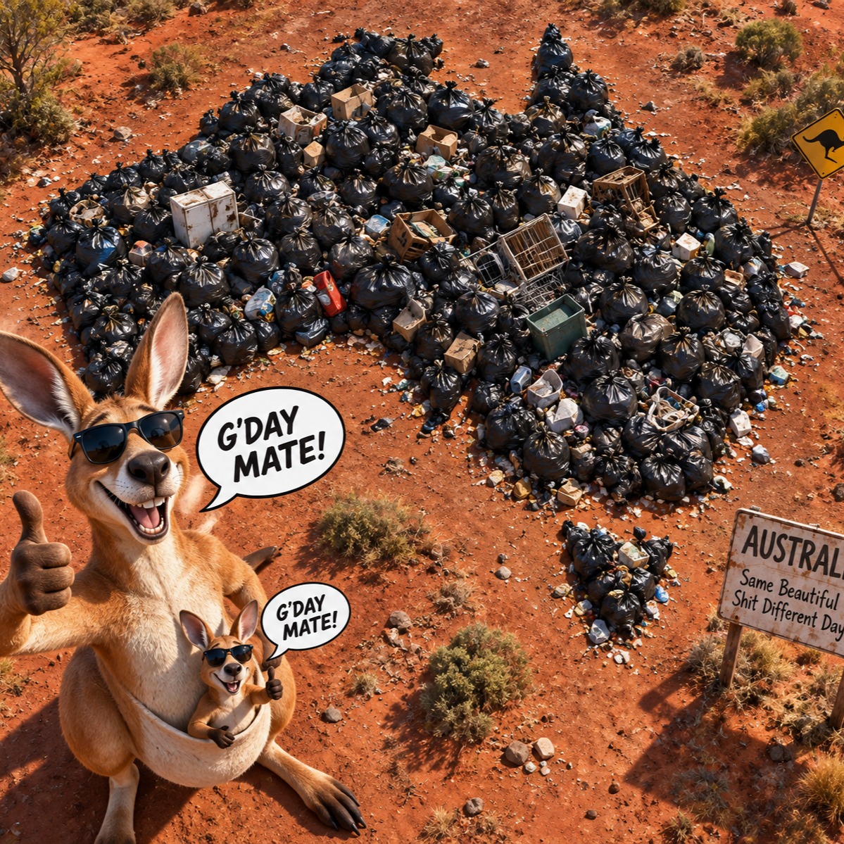 Australia is Garbage artwork