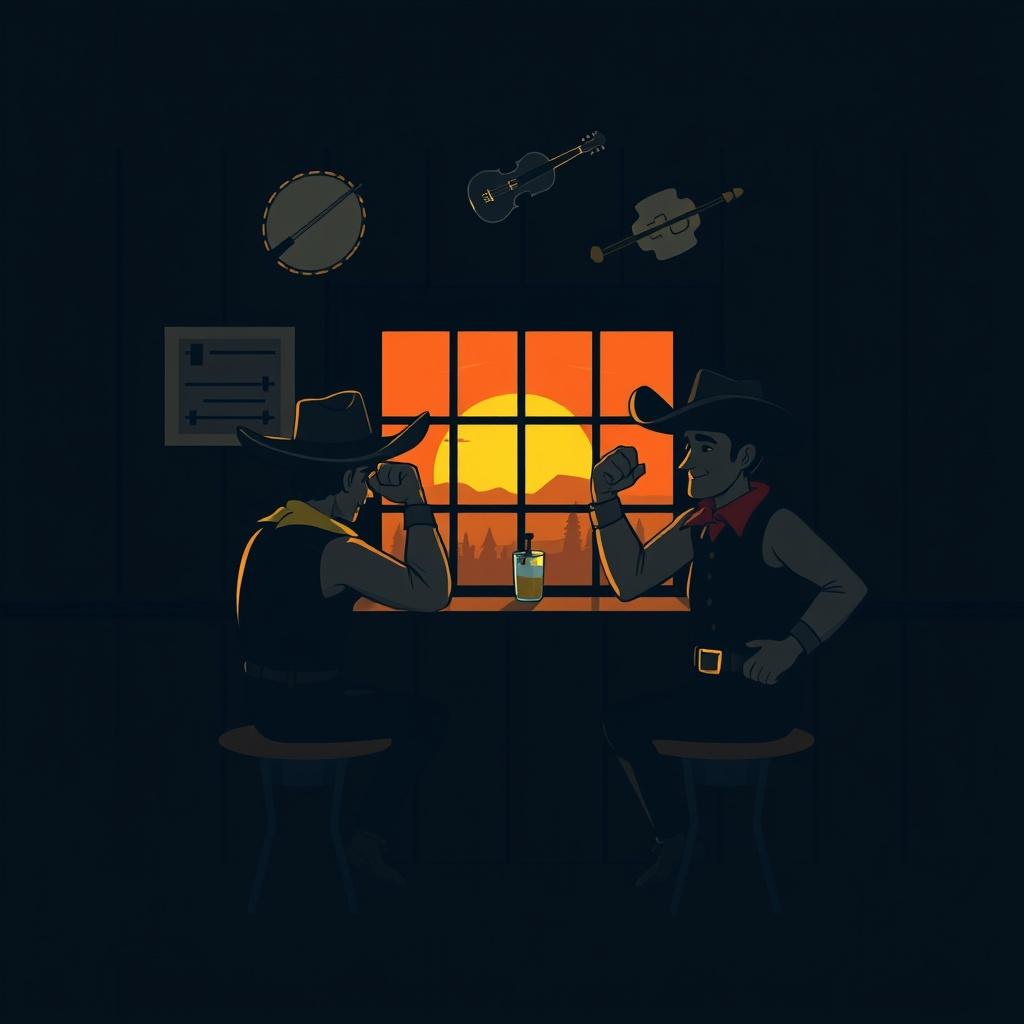 Two drunk cowboys (Colt Ramsey) 2 artwork