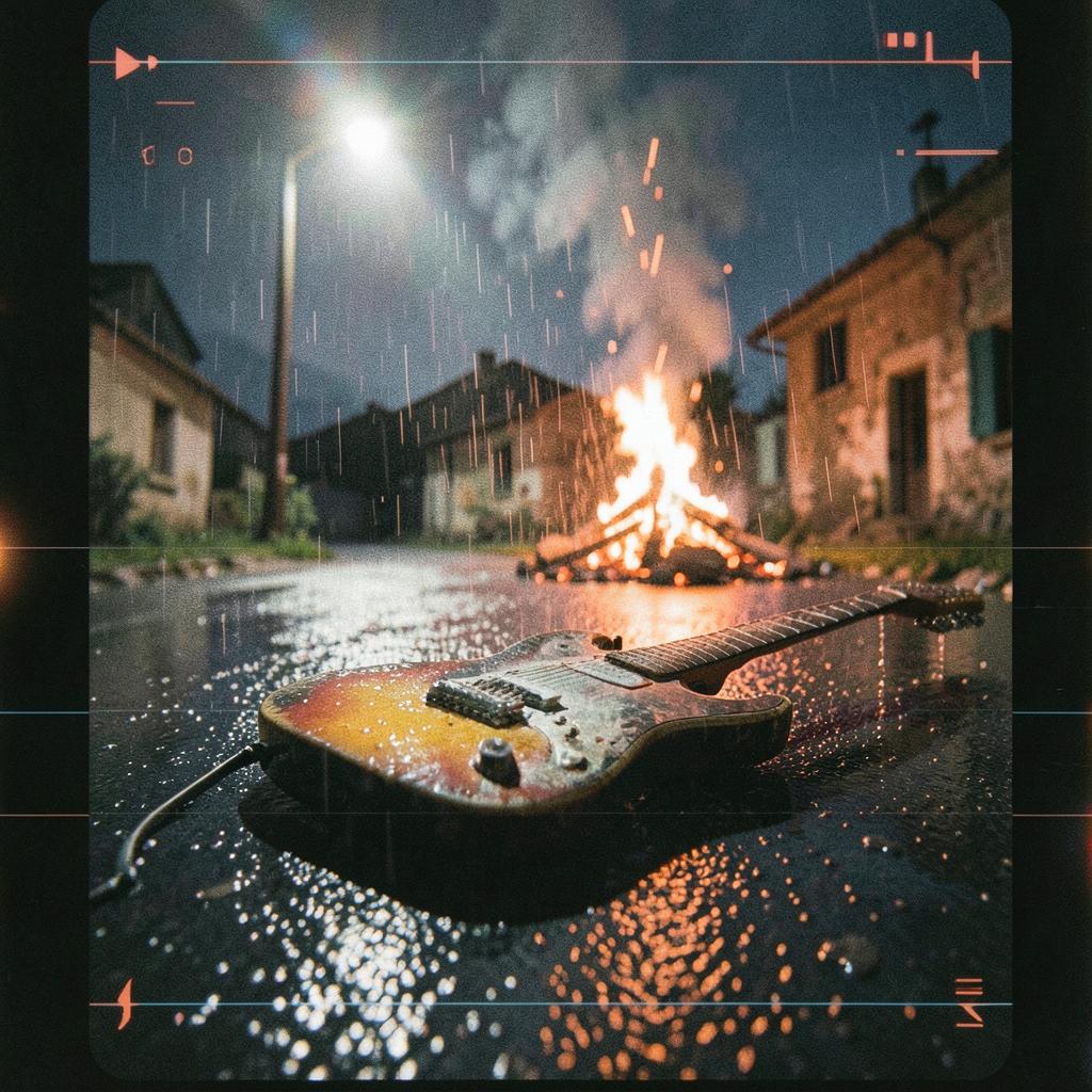 BYA: Arena Rock, Title: Wildfire in the Rain, artwork