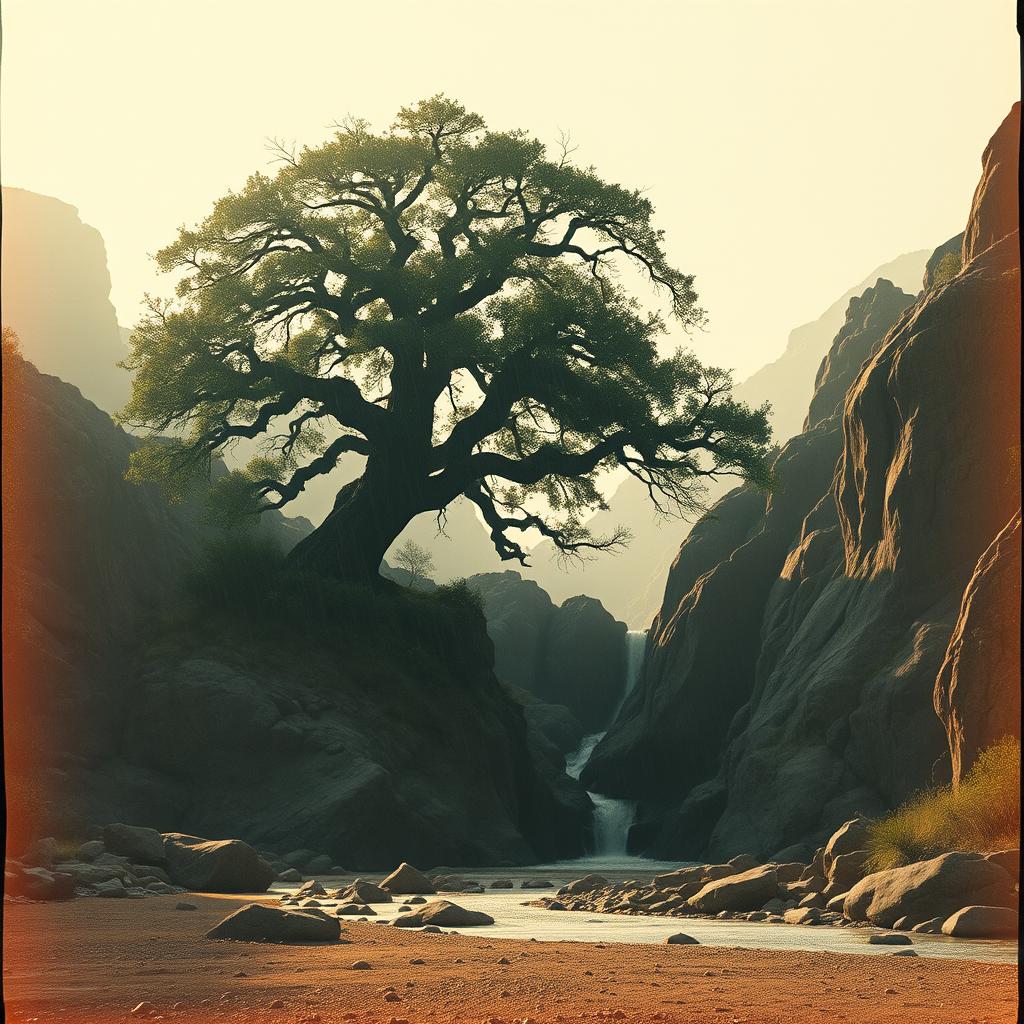 Oak, Lion, Water artwork