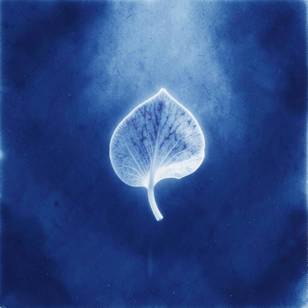 月影に散る花びら artwork