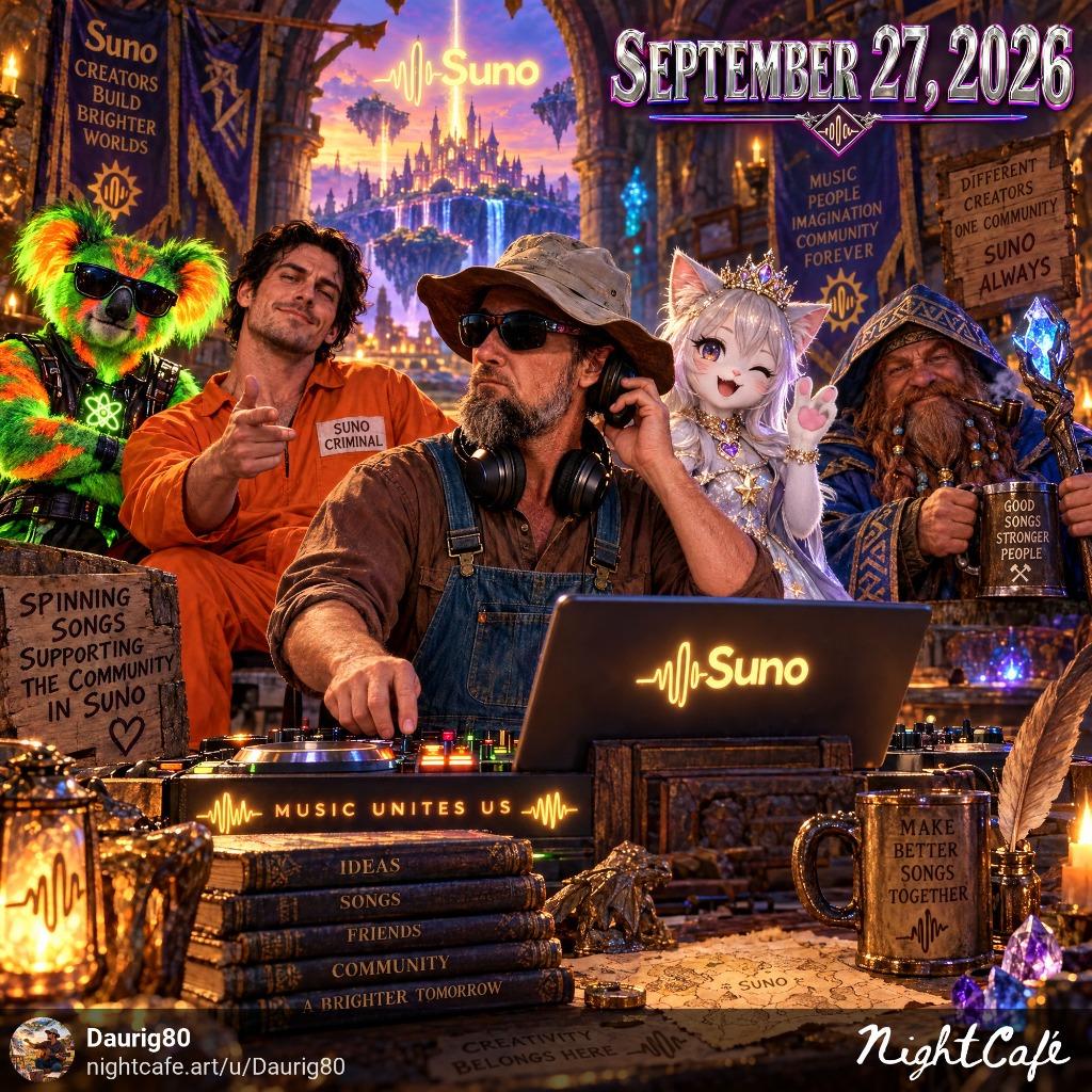 Neon Glitching Tier 7 Discord Suno Stream: Sept 27, 2026