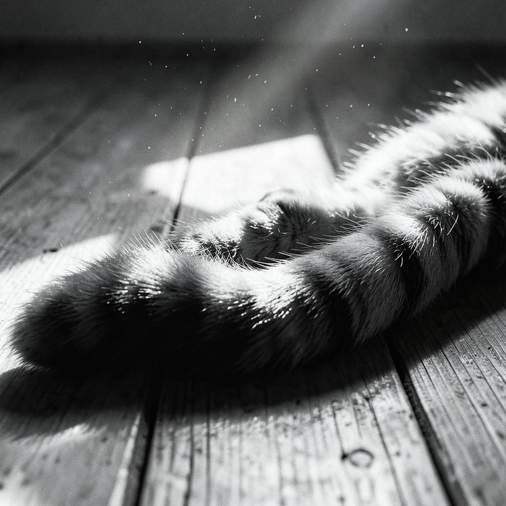 Kitteh in teh cornr, hidin artwork