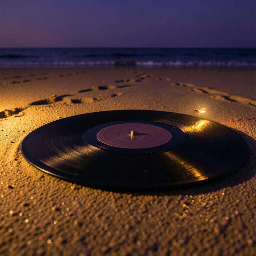Hot Summer Night at the Beach artwork