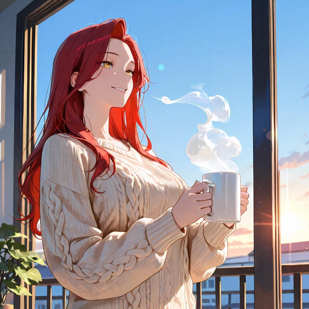 空とコーヒーの香り