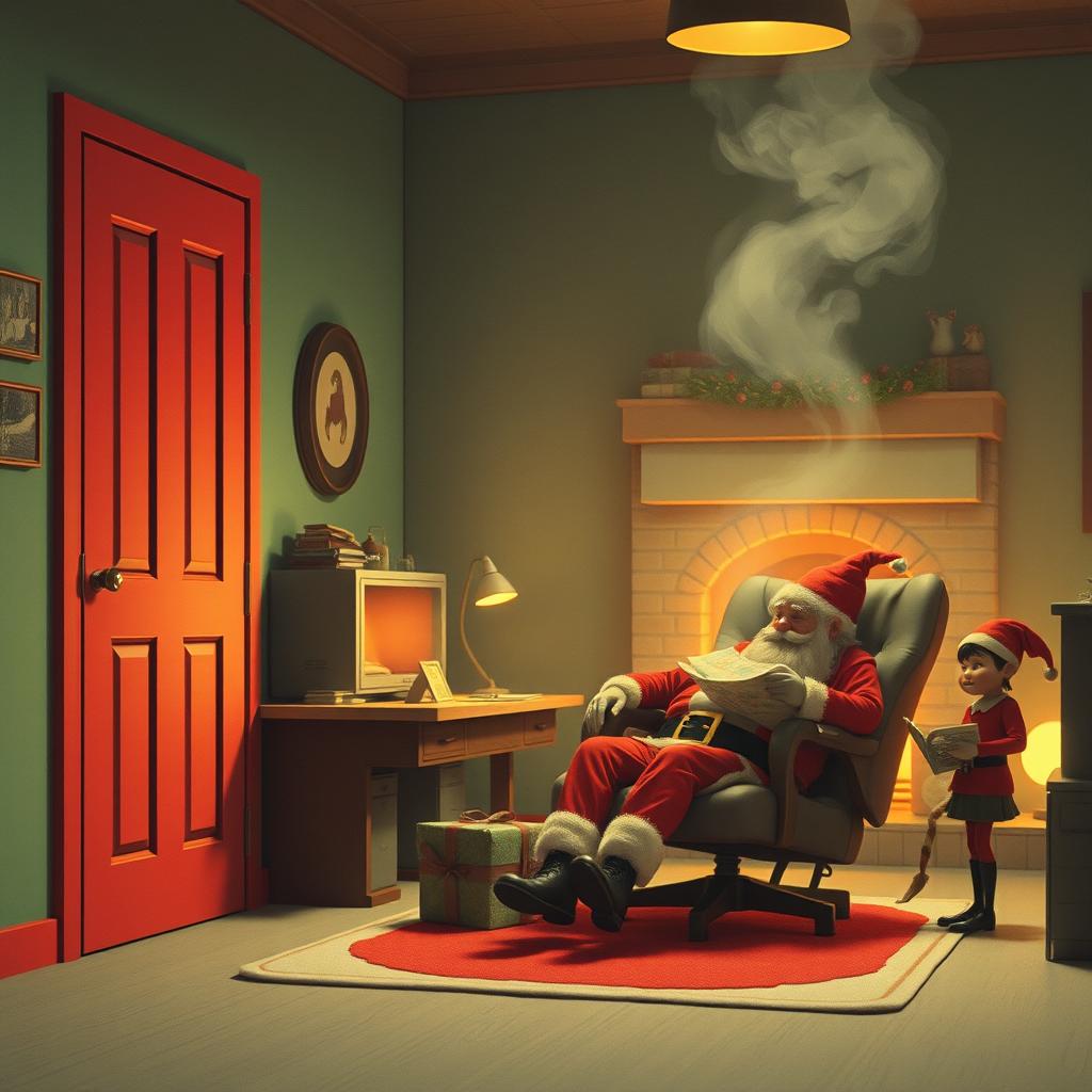 Santa’s Christmas Sick Day (2) artwork