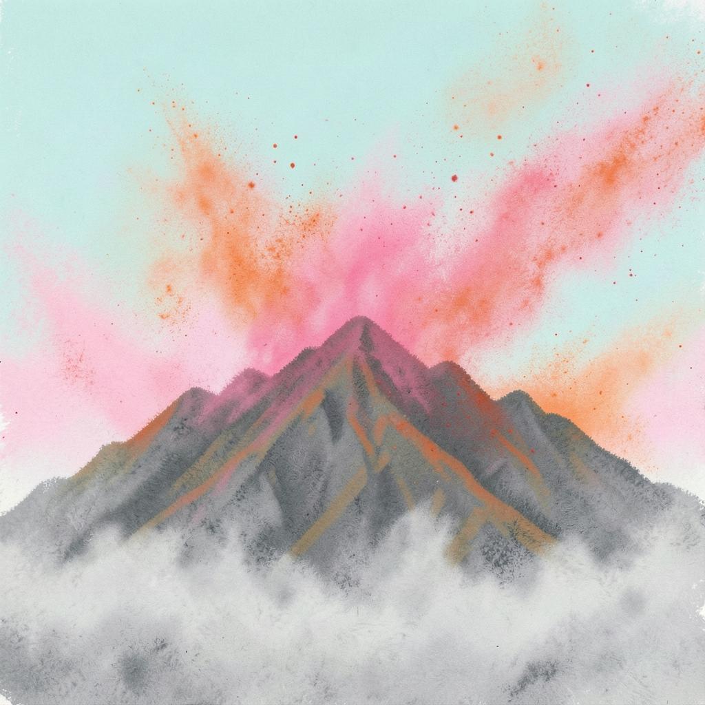 Wo der Himmel die Berge küsst artwork