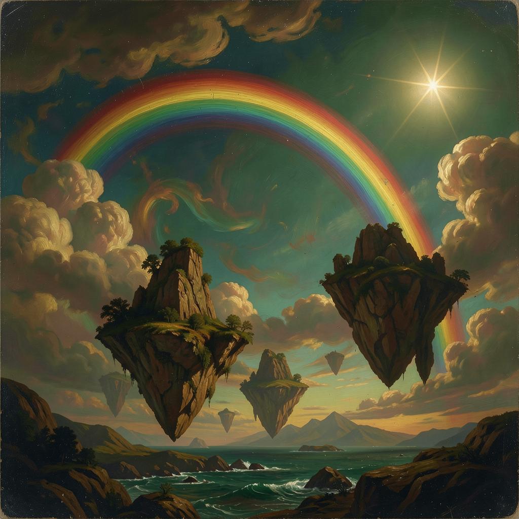 Rainbow island artwork