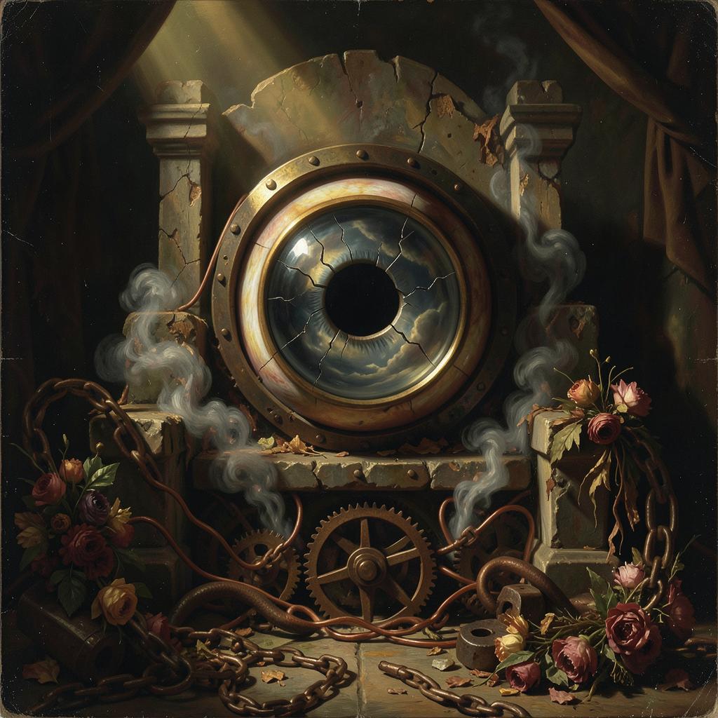 5️⃣ **TECHNOTYRANNIS** 👁️ *(Techno-fascism)* artwork