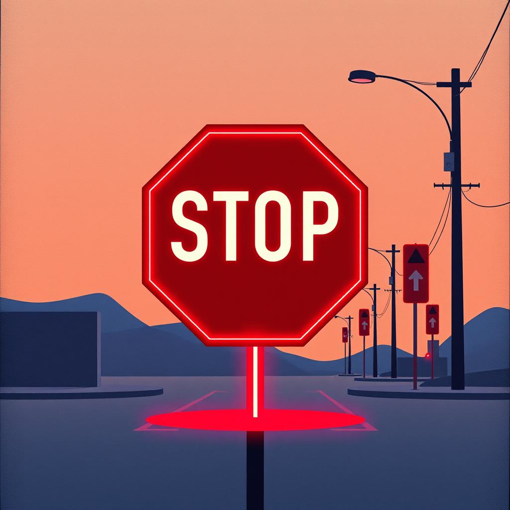stop sign artwork