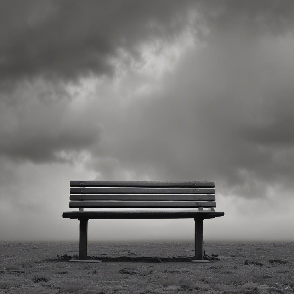 Le désespoir est assis sur un banc (Jacques Prévert) artwork