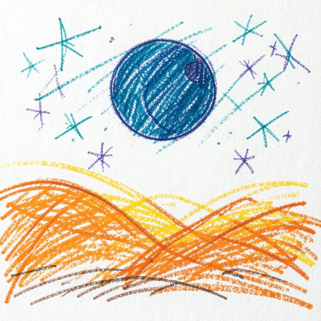 Песок и луна artwork
