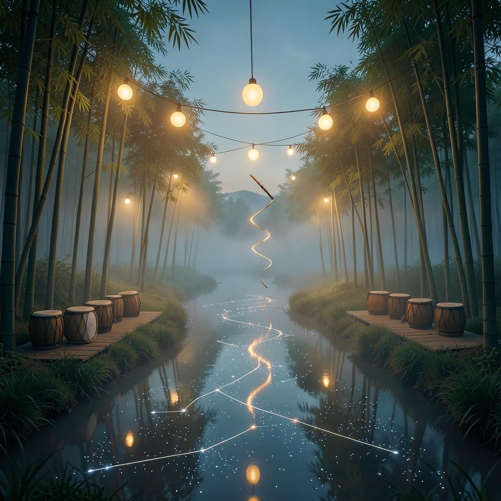 Bamboo Constellations artwork