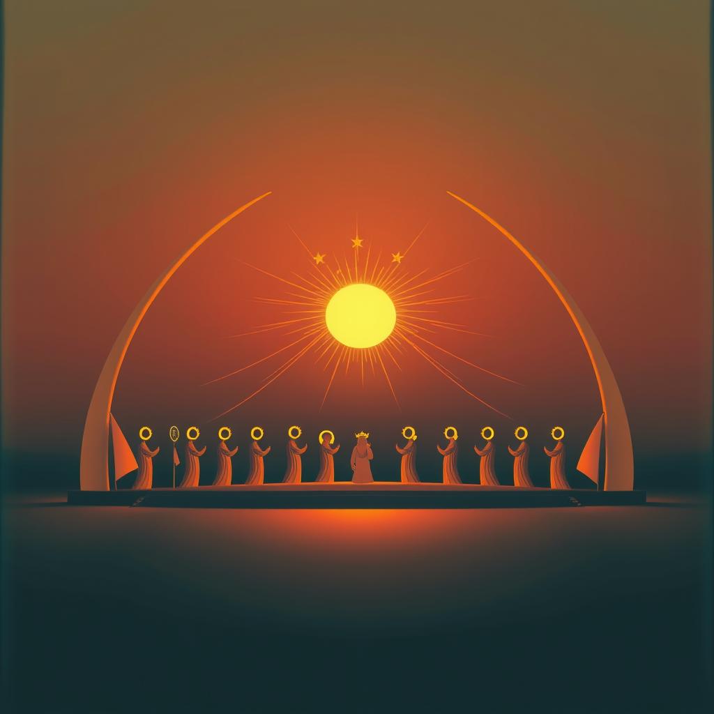 All you that love the Lord, rejoice, artwork