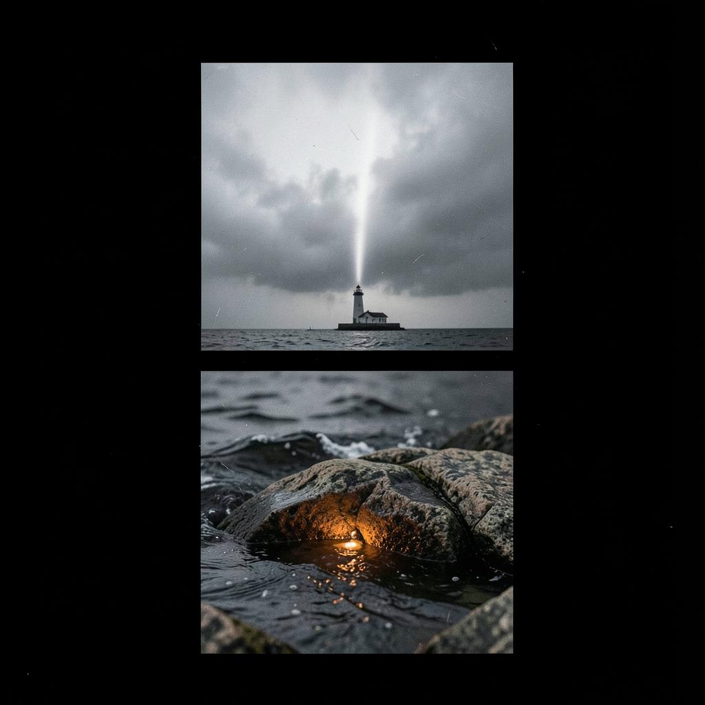 Leuchtturm im Sturm(Lightroom) artwork